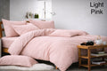 Denim Print Double Duvet Cover Set - Cannon