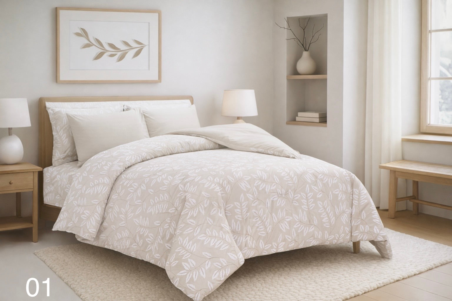 Printed Single Duvet Cover Set - Cannon
