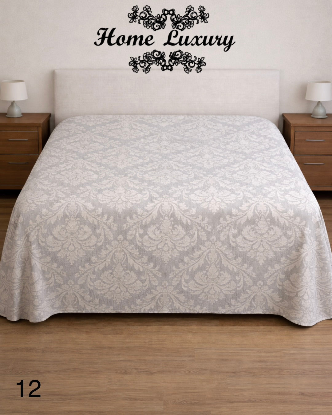 Printed Cotton Matelassé Double - Home Luxury