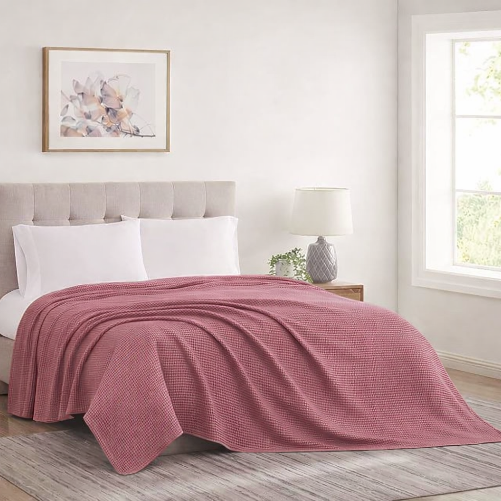 Plain Summer Cotton Blanket Single - Cannon