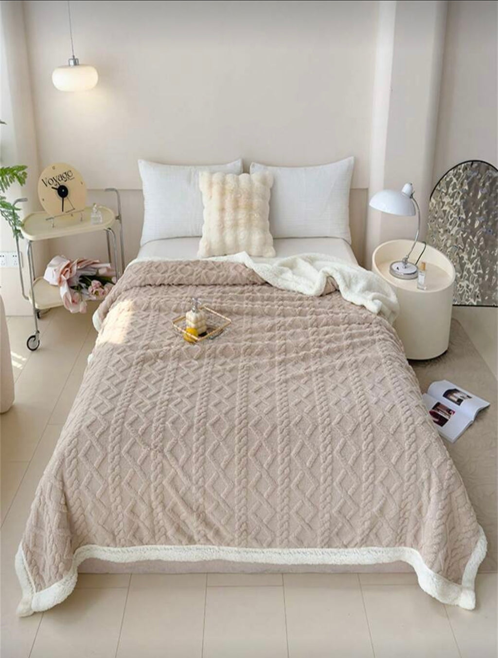 Single Jacquard Blanket - Home Luxury