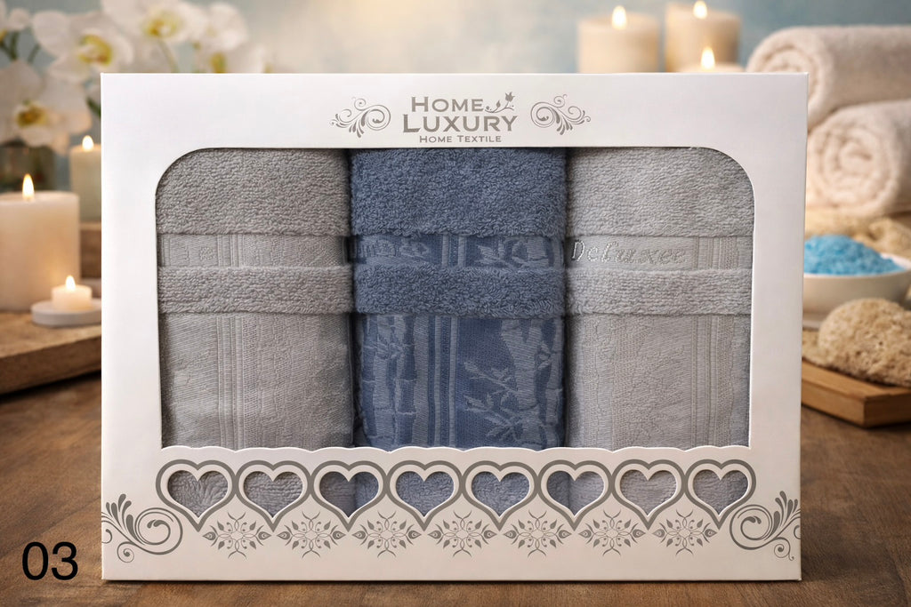 3 PCS Set Towel Box - Home Luxury