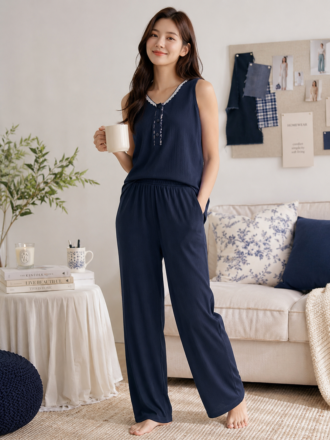 3 Pcs Floral Pajama - Lucie