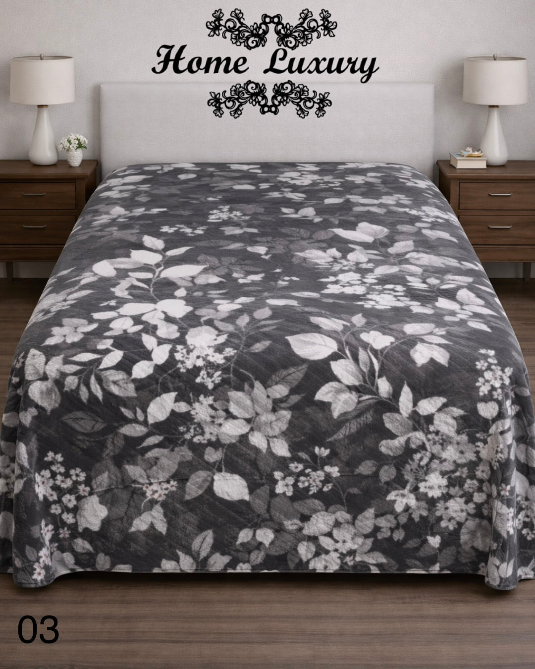 Printed Cotton Matelassé Single - Home Luxury