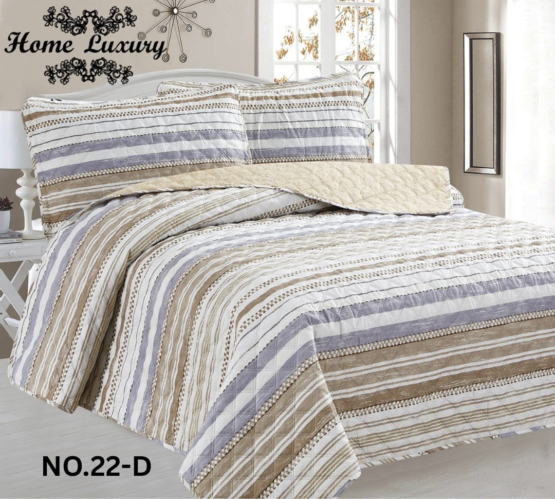Double Printed Bedspread - Home Luxury
