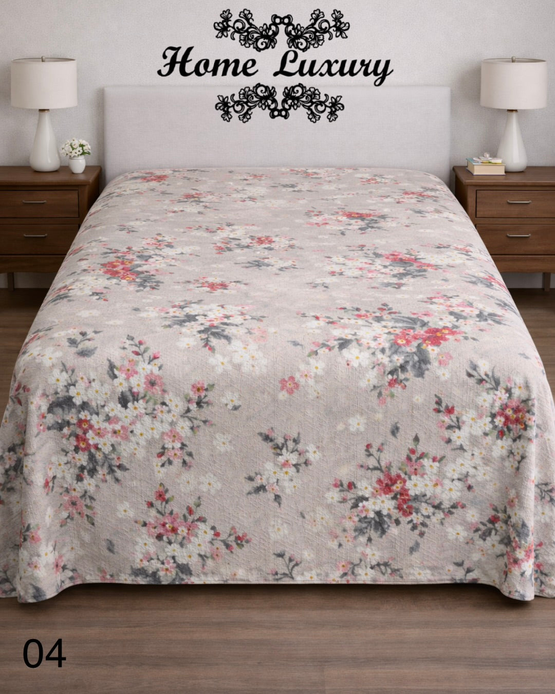 Printed Cotton Matelassé Single - Home Luxury