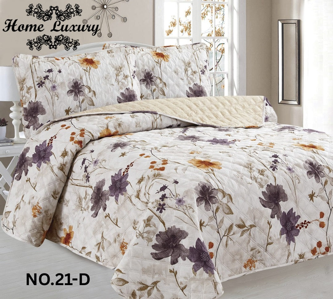Double Printed Bedspread - Home Luxury