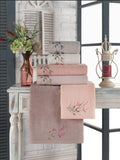 Petal Breeze Embroidered Towel - Purry
