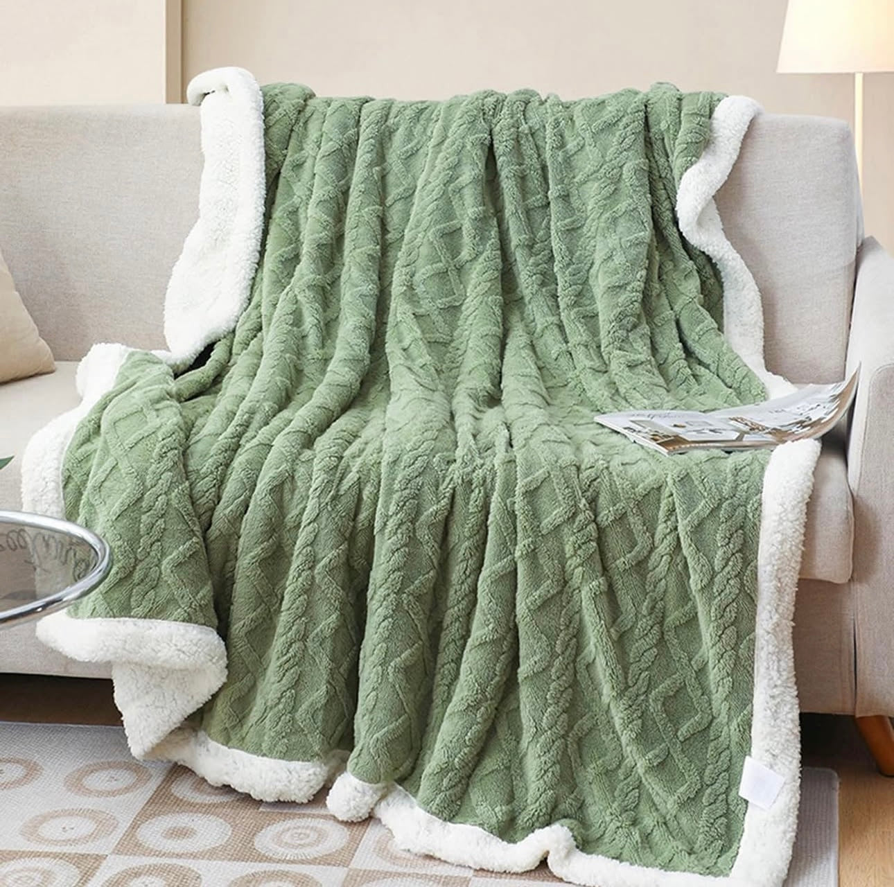 Double jacquard blanket - Home Luxury