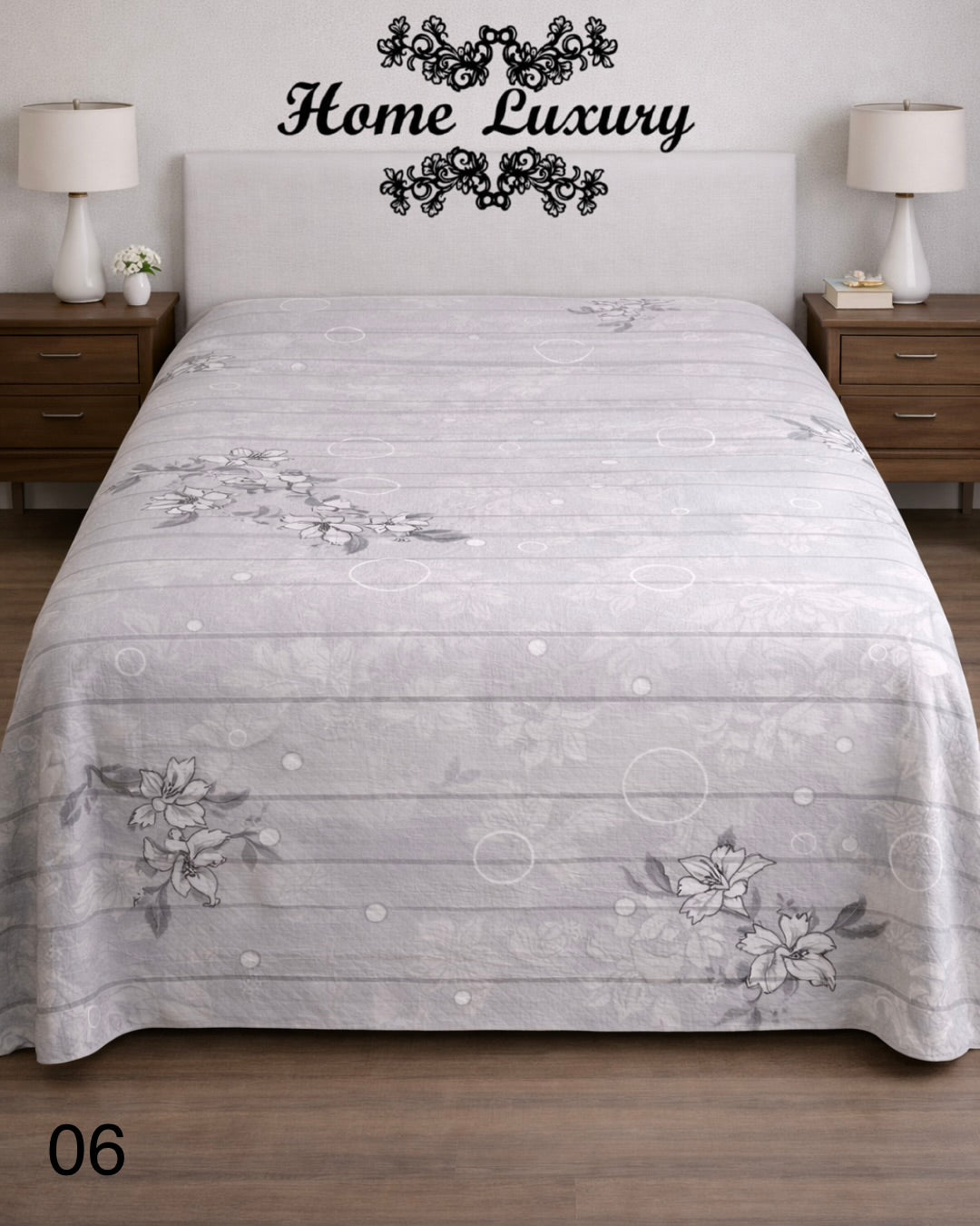 Printed Cotton Matelassé Single - Home Luxury