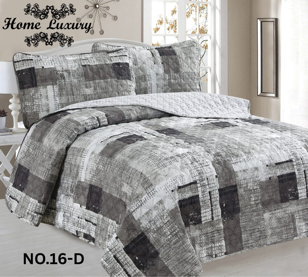 Double Printed Bedspread - Home Luxury