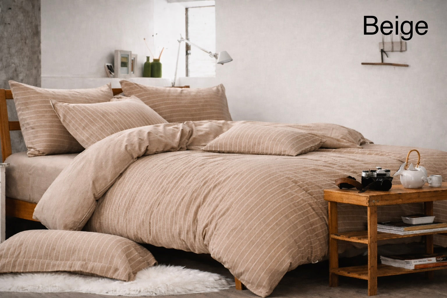 Denim Print Single Fitted Sheet - Cannon