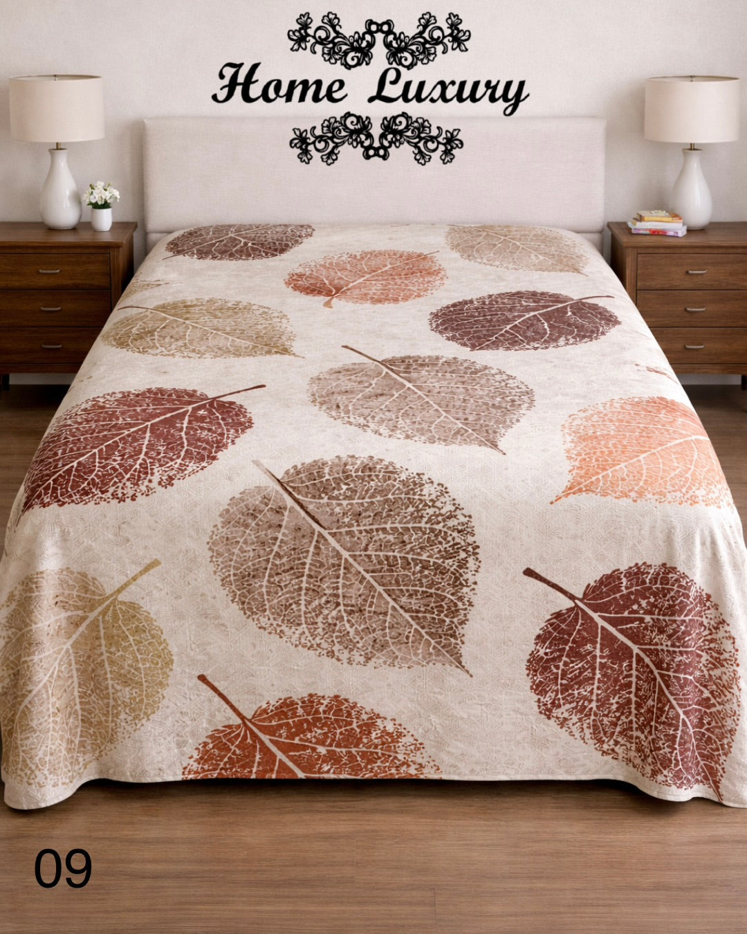 Printed Cotton Matelassé Single - Home Luxury
