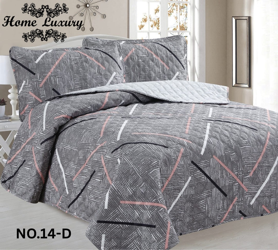 Double Printed Bedspread - Home Luxury