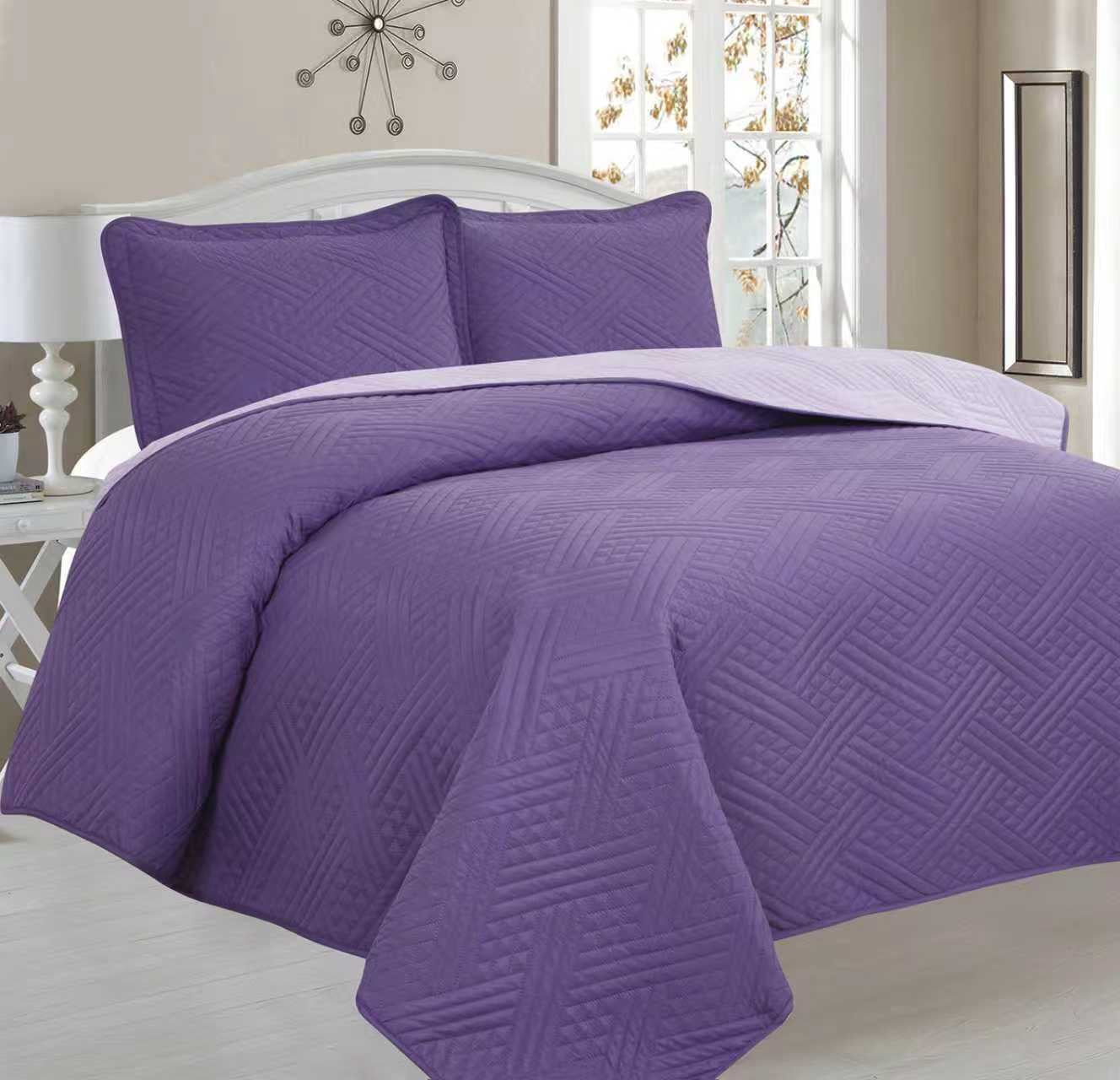 Plain Single Bedspread - Home Luxury
