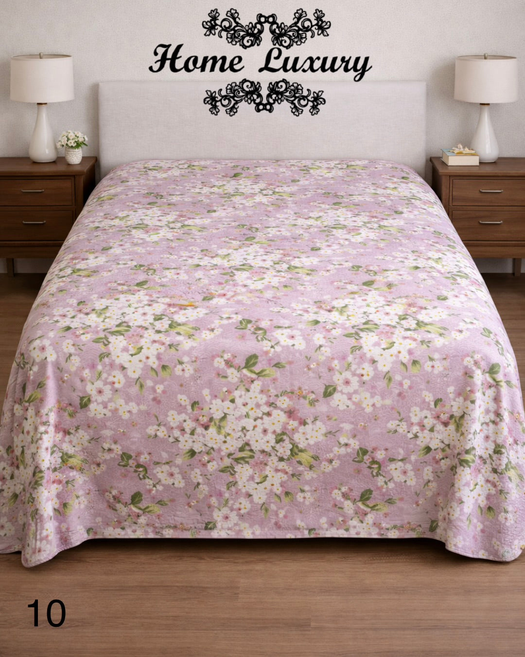 Printed Cotton Matelassé Double - Home Luxury