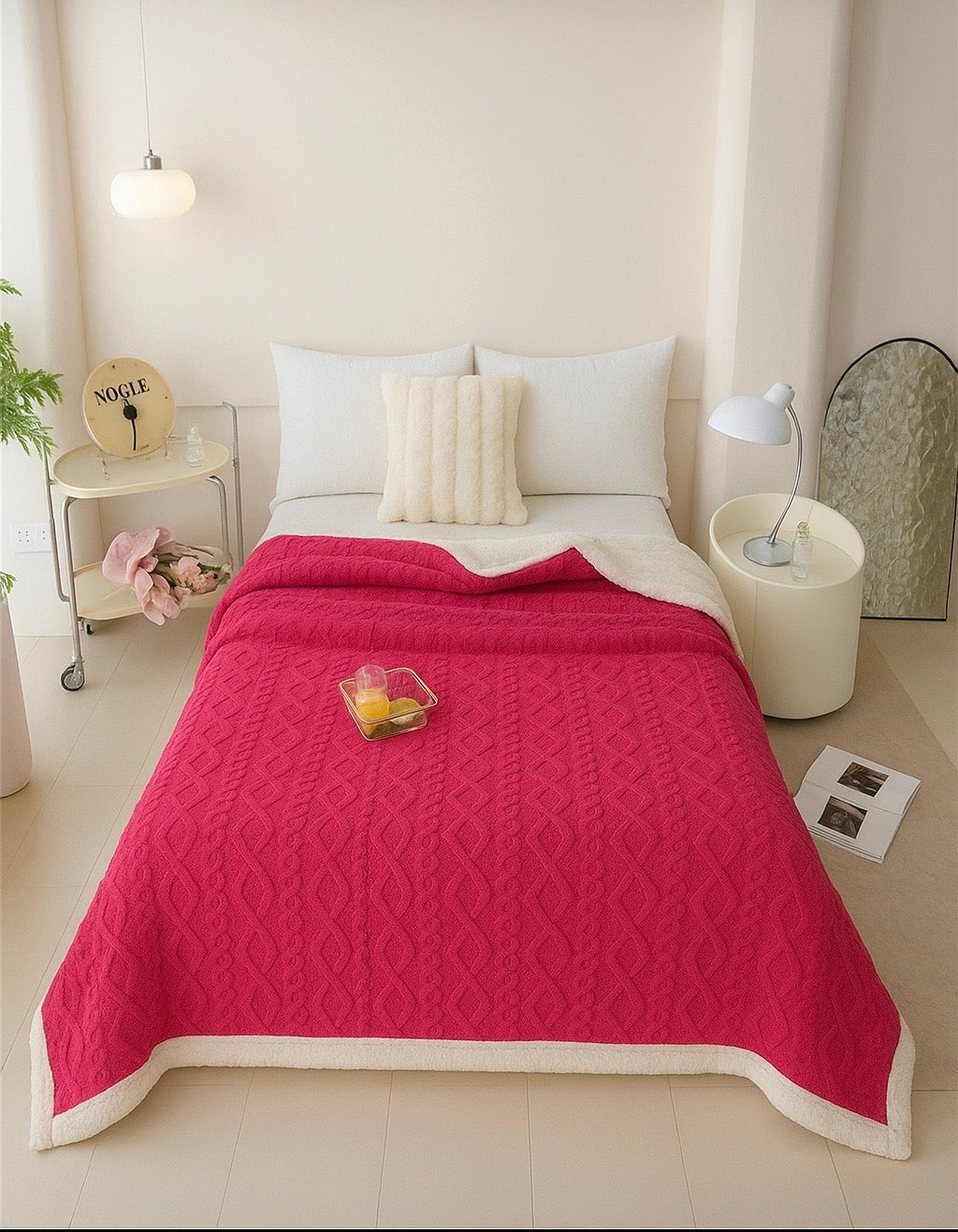 Single Jacquard Blanket - Home Luxury